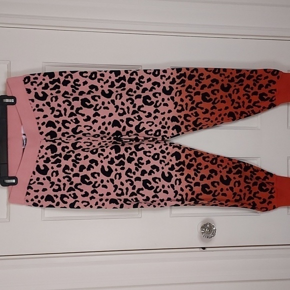 525 America X Revolve Dip Dyed Leapord Print Jogger - Picture 4 of 12